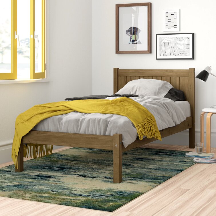 Wayfair oak store bed